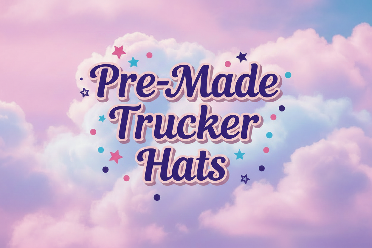 Pre-Made Trucker Hats