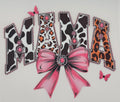 6- Mama Animal Print and Pink Bow